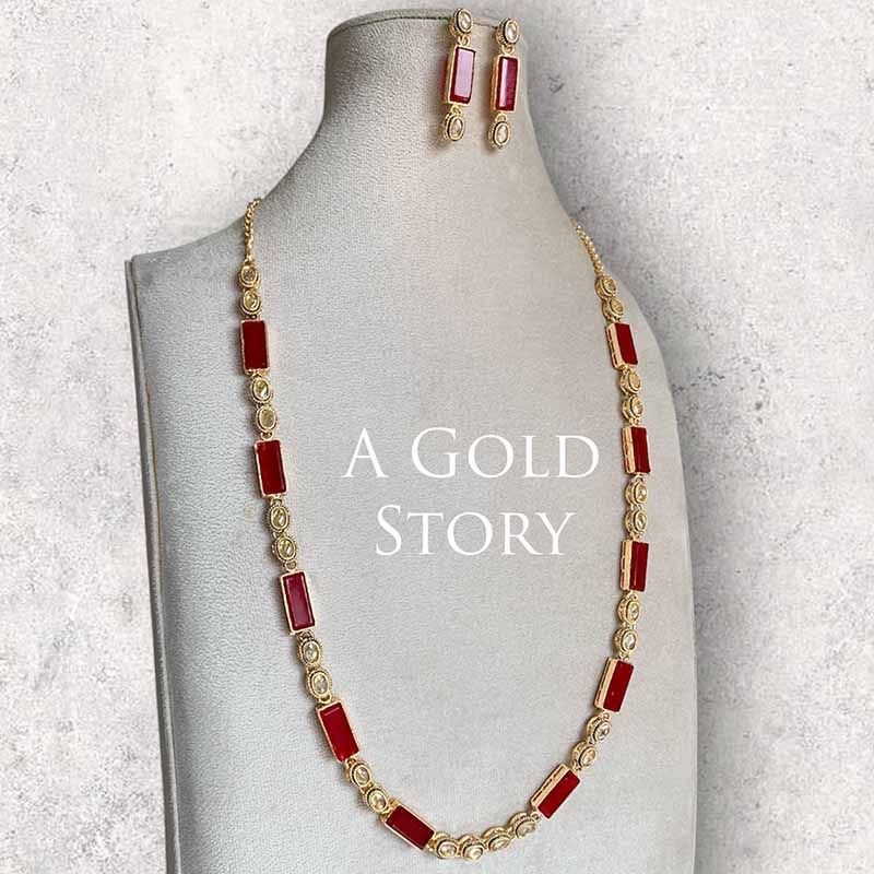 GHALIYA MAALA SET RED/ MAROON
