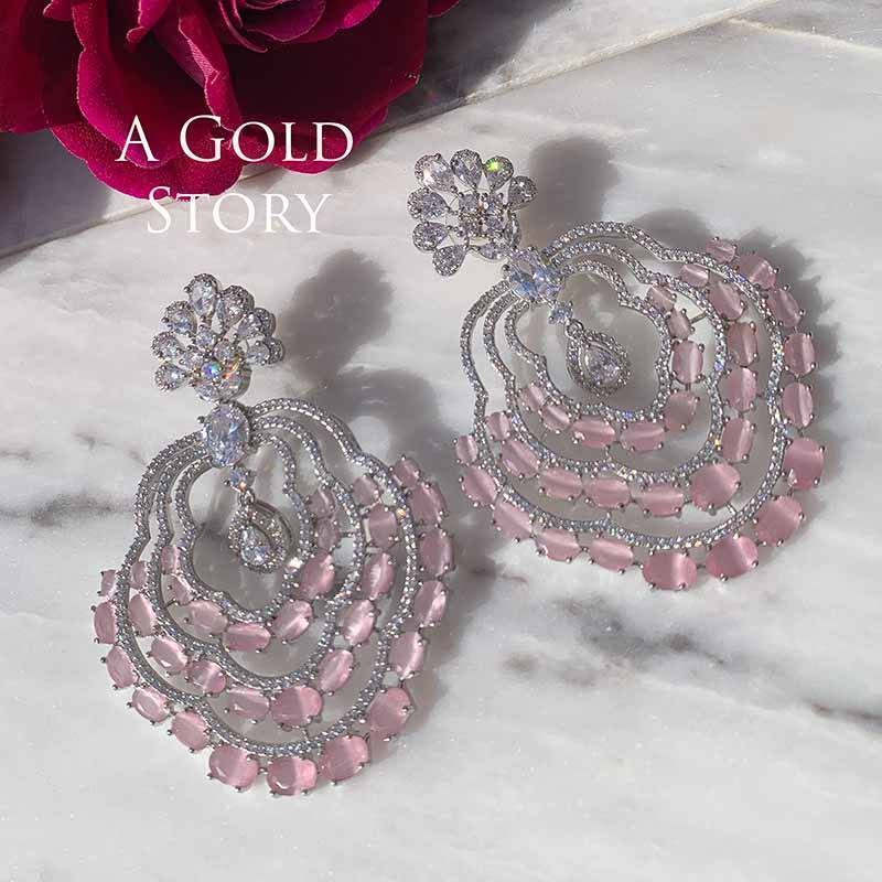 ETASHA EARRINGS PINK