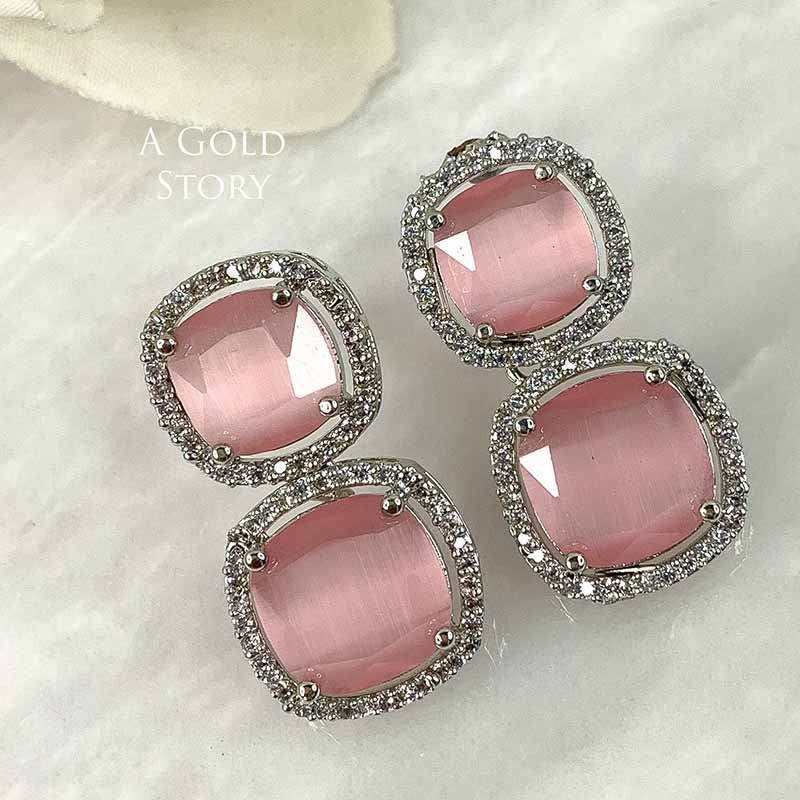 SMARAGDA EARRINGS PINK