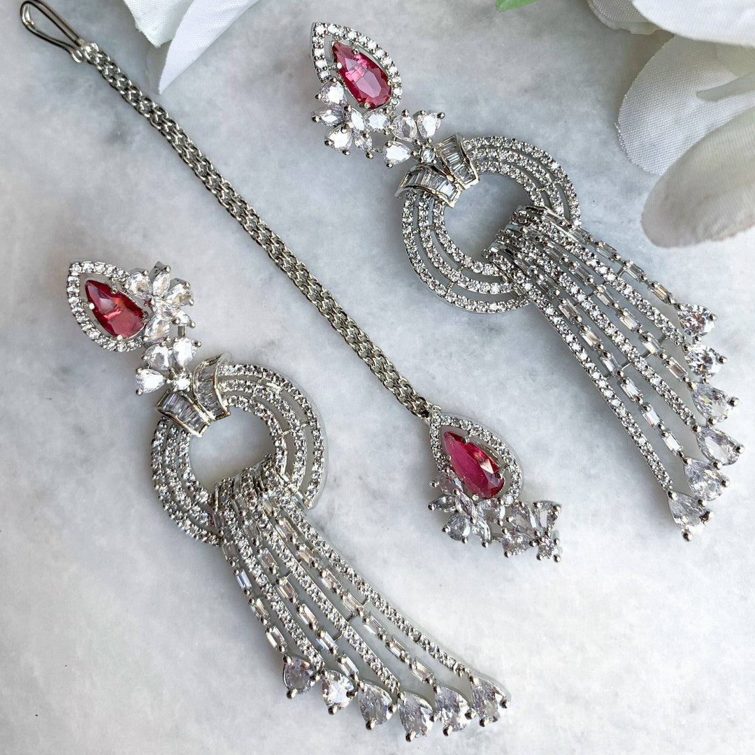 GUL EARRINGS AND TIKKA SET - A GOLD STORY