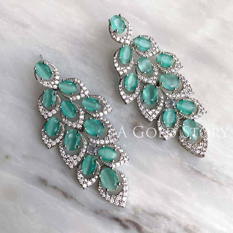 EMMA EARRINGS MINT