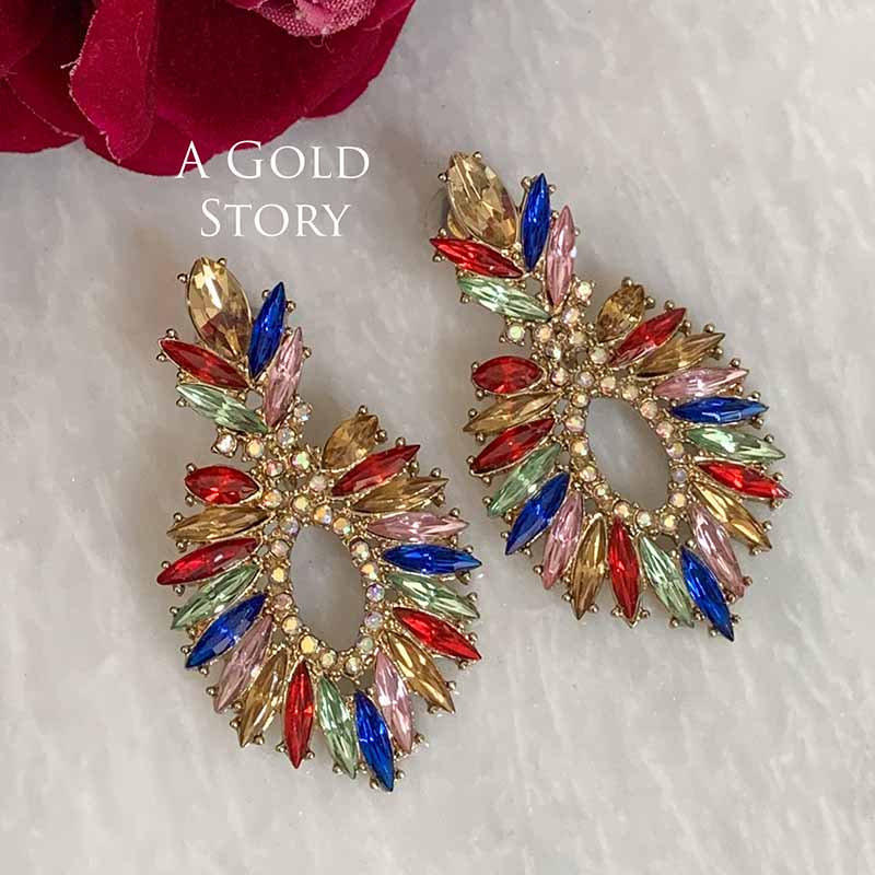 OLIVIA EARRINGS MULTICOLOR