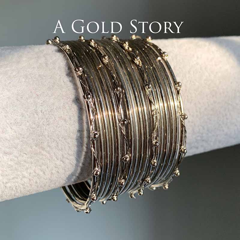 FATINA BANGLES SET SILVER