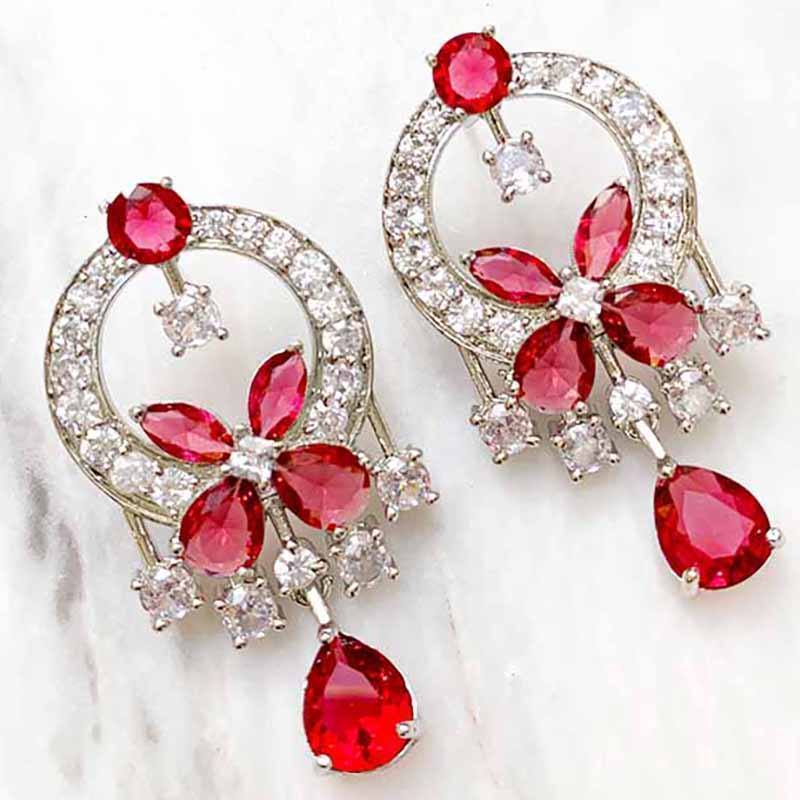 VERA EARRINGS RED