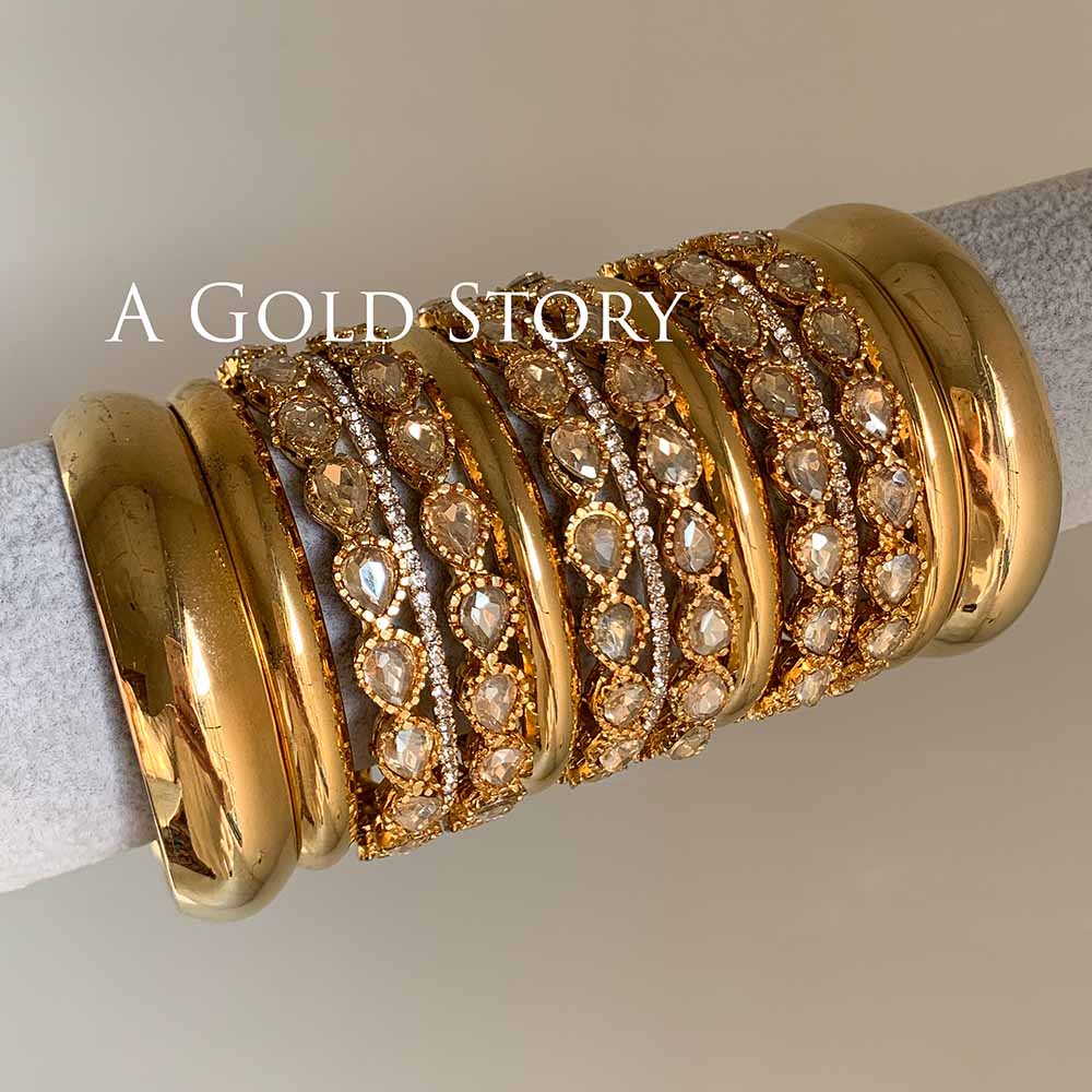 APHRODITE BRIDAL BANGLES SET