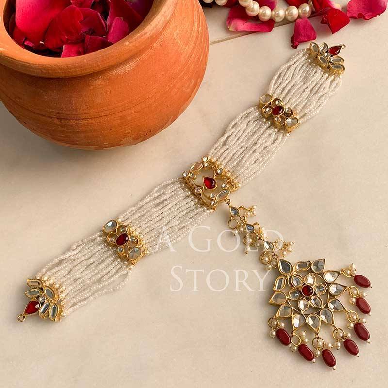 HALIMA SHEESHPHOOL RED – A GOLD STORY