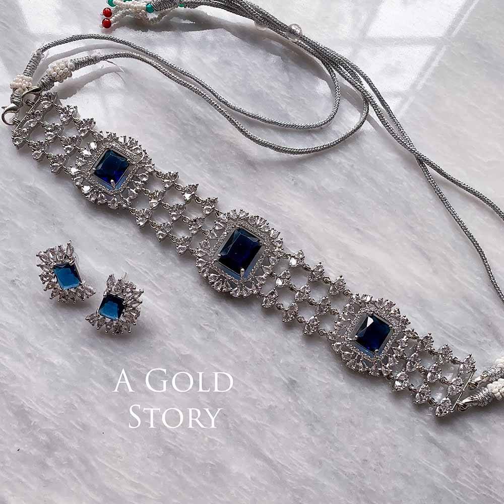 APARNA SET BLUE