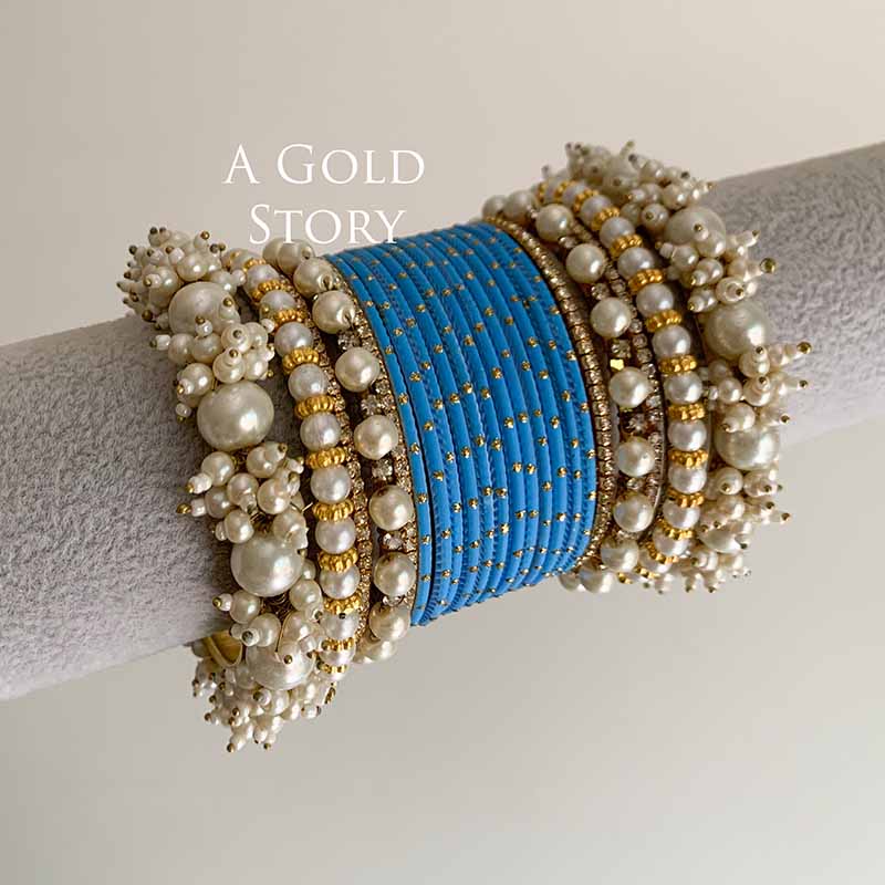 JAWARIA BANGLES SET FEROZI