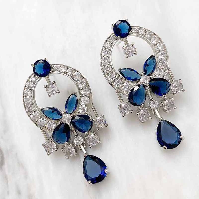 VERA EARRINGS BLUE