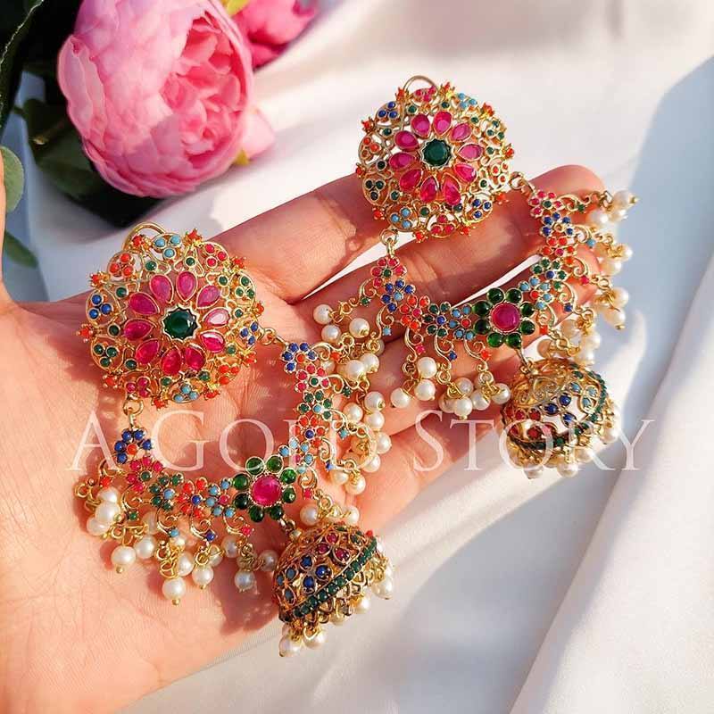 CHAMELI EARRINGS PINK