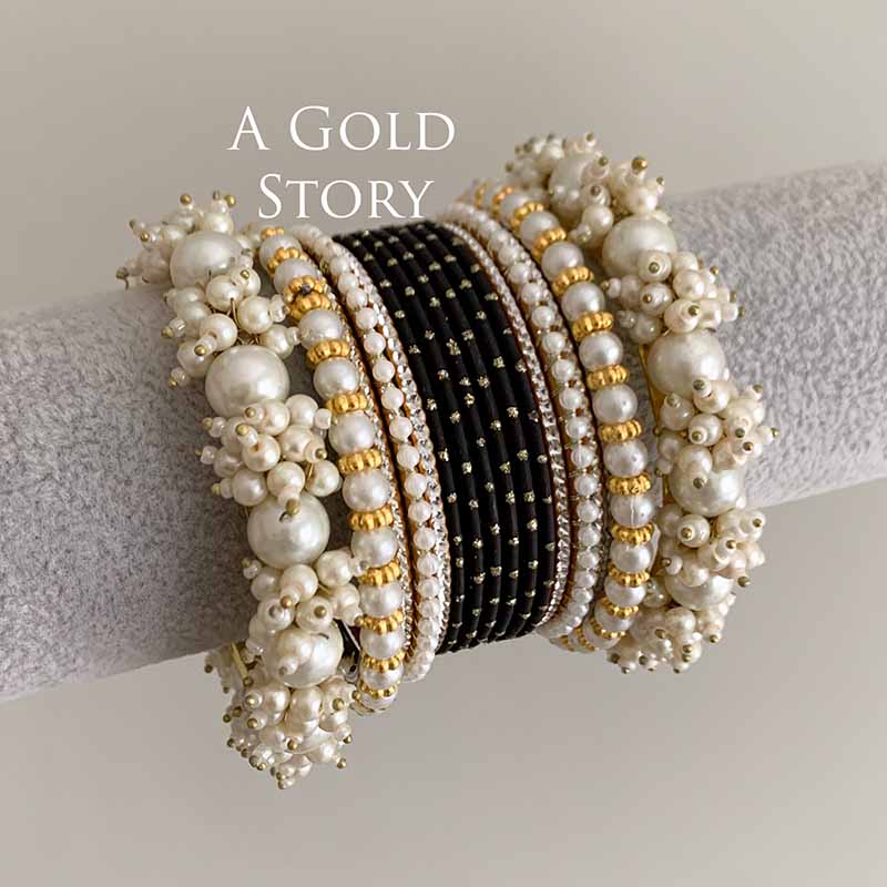 MUSKAN BANGLES SET BLACK