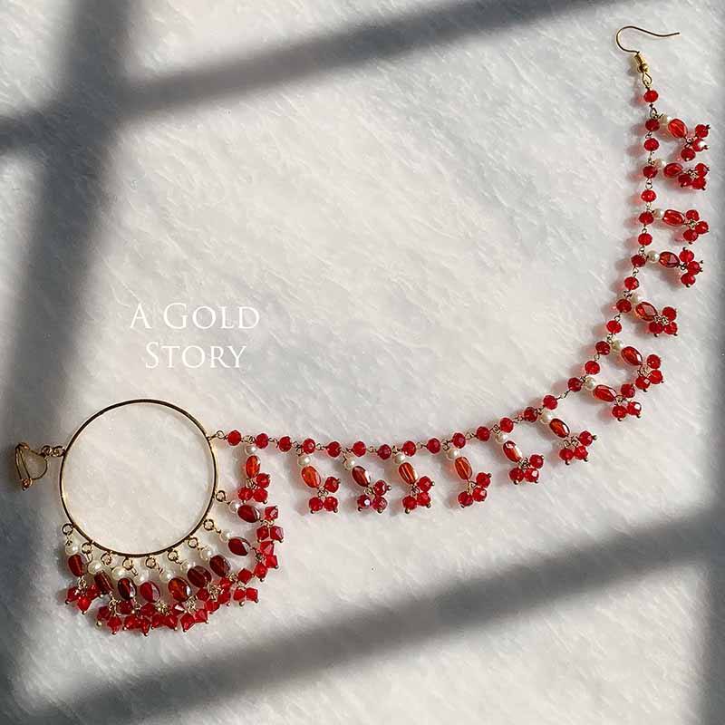 NEHA NOSERING MAROON/ RED