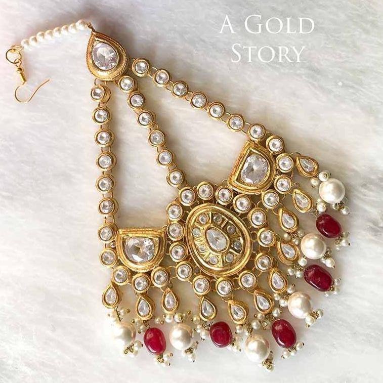OLIVE JHOOMAR RED