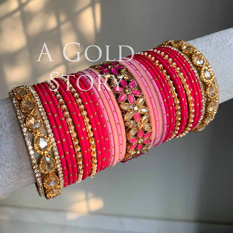 PINK BOUQUET BANGLES