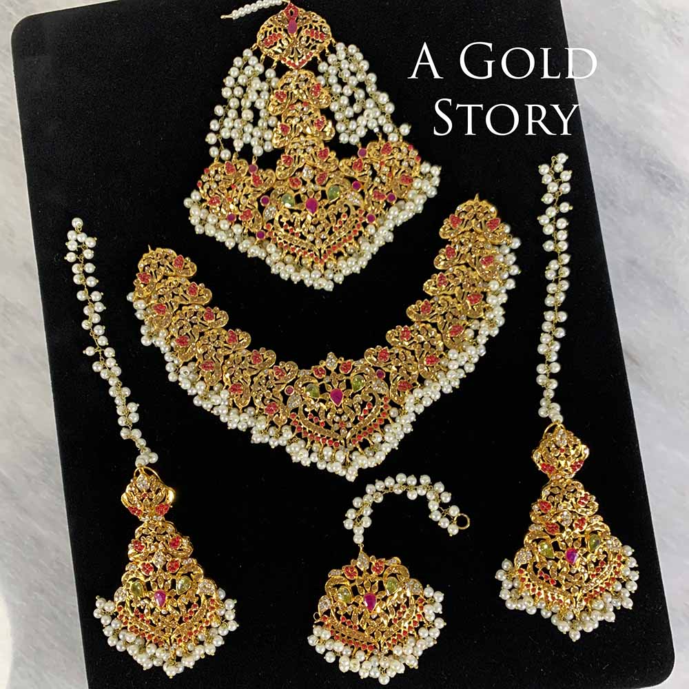 PARISA NECKLACE SET PEARL
