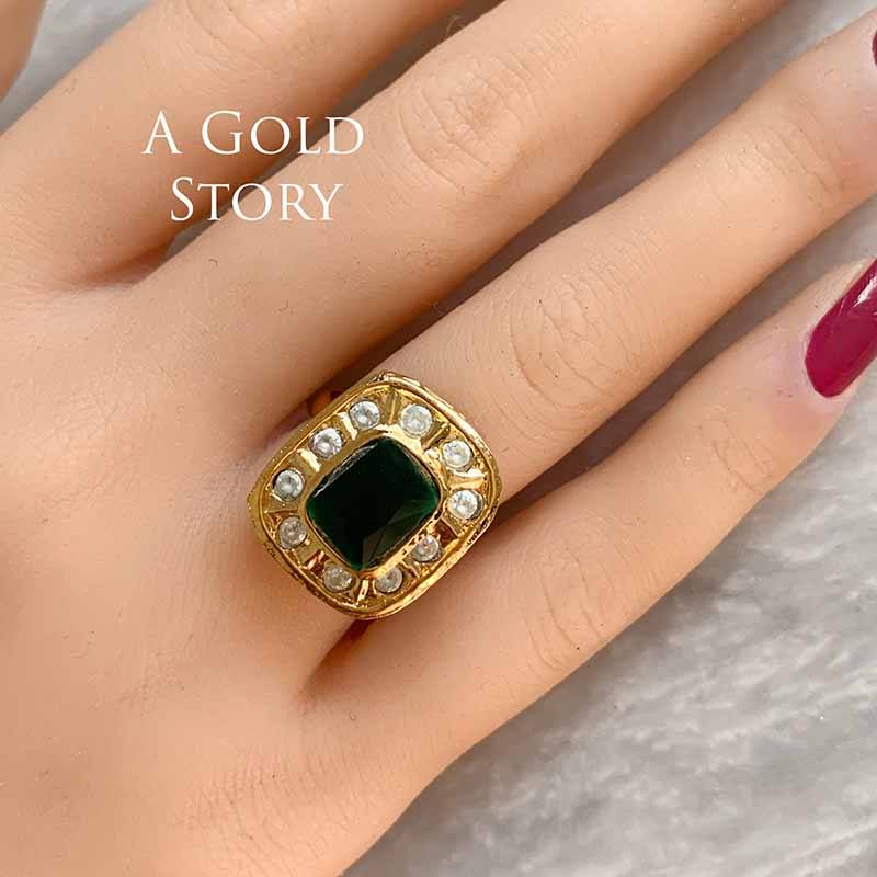AAILA RING GREEN