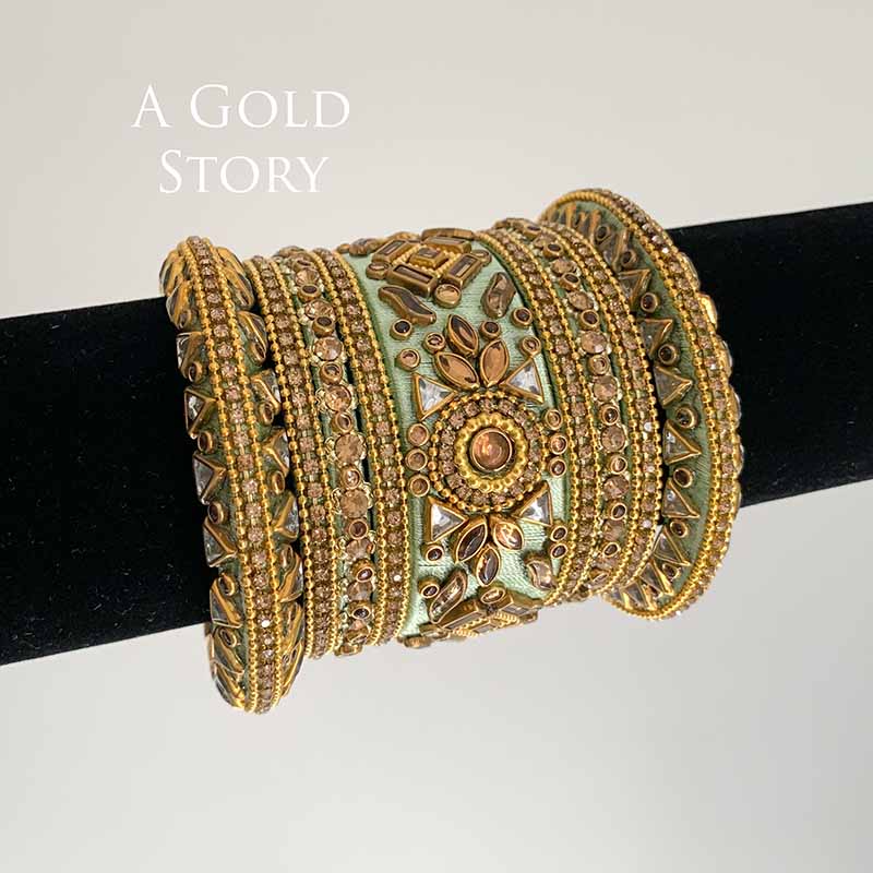 MINAKSHI BANGLES SEA GREEN