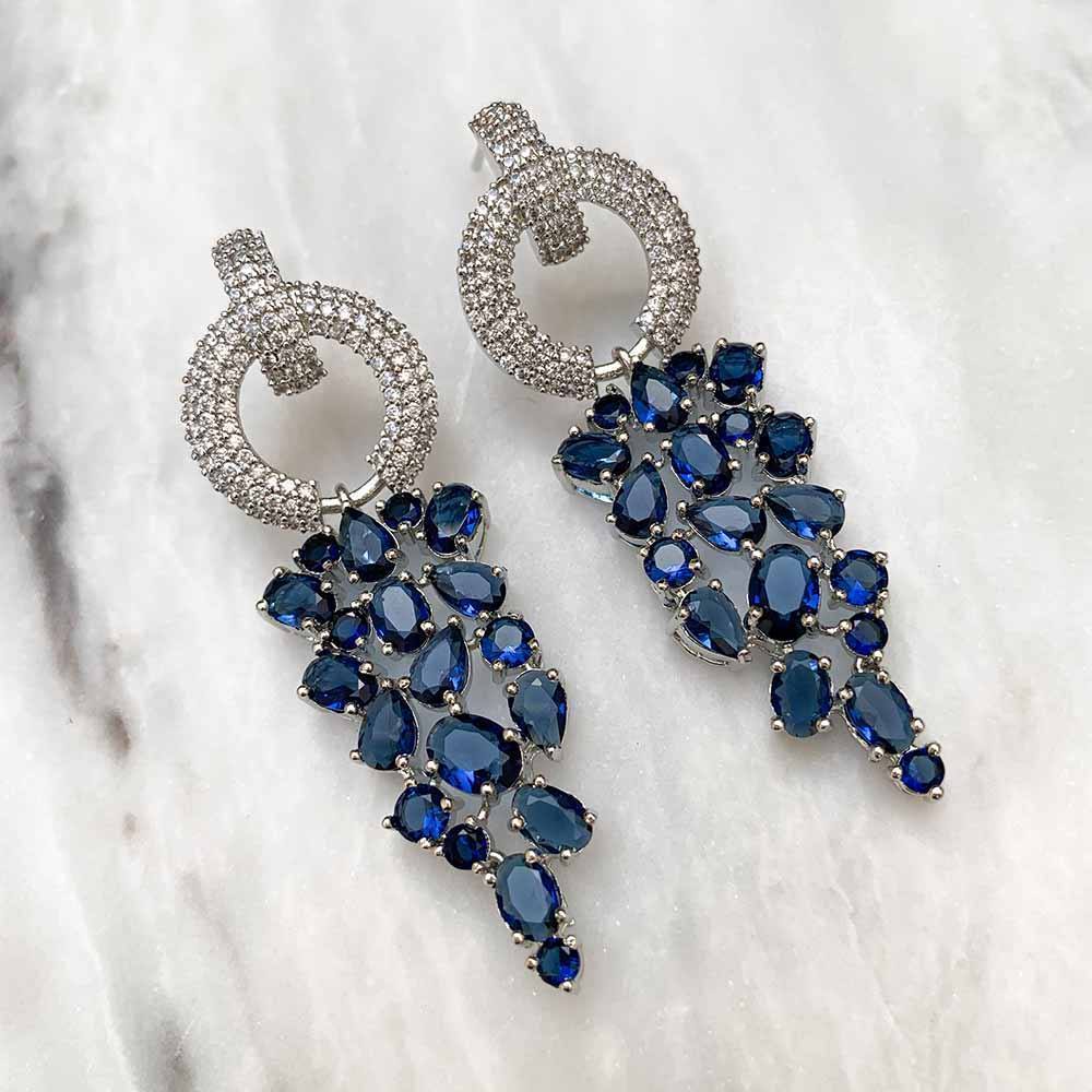 HAZEL EARRINGS BLUE