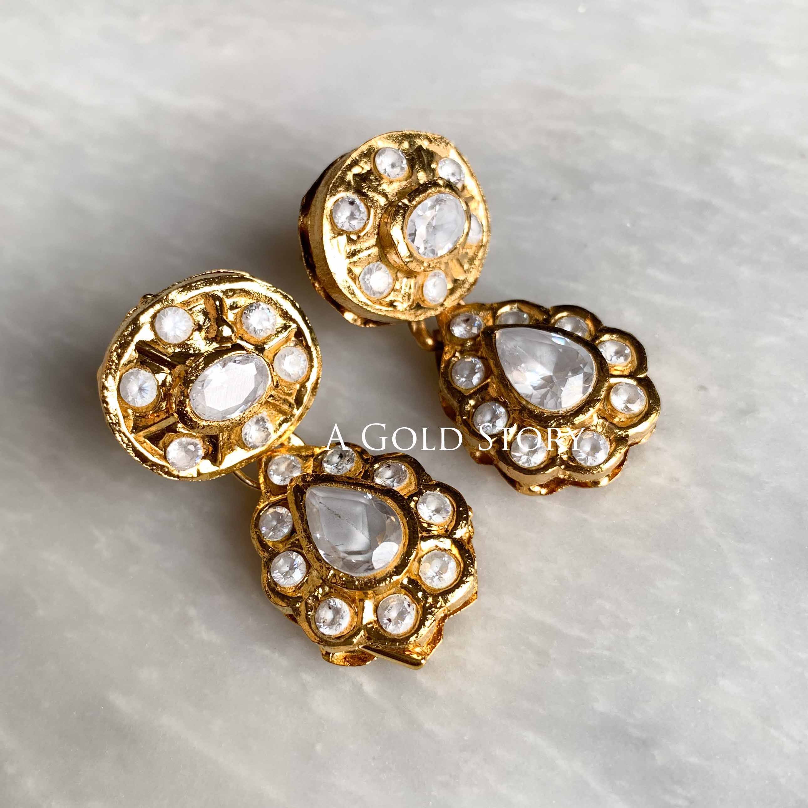 ROSHAN KUNDAN EARRINGS A GOLD STORY