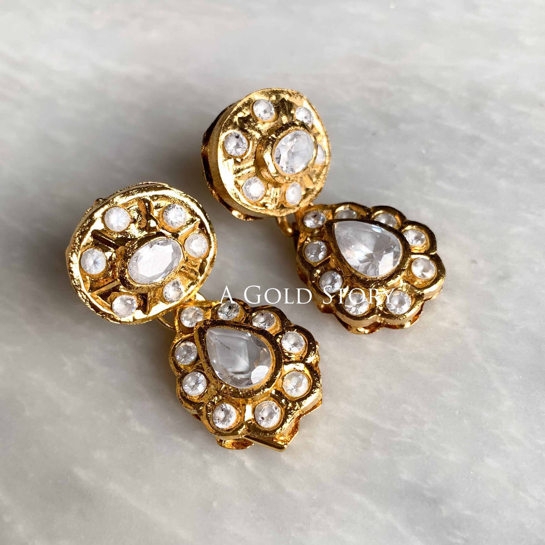 ROSHAN KUNDAN EARRINGS - A GOLD STORY