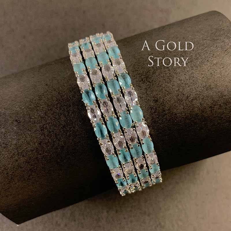 APSARA BANGLES AQUA BLUE