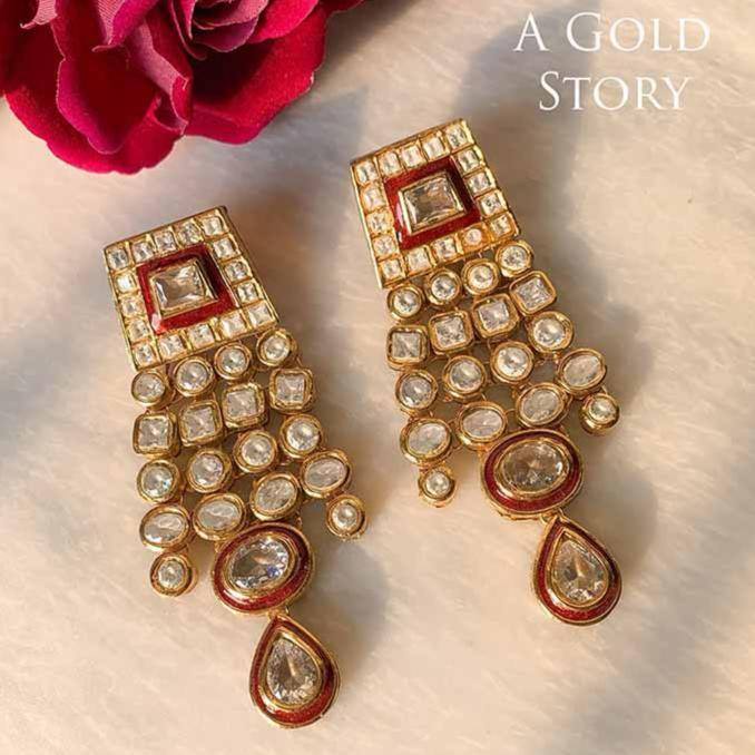 FAJAR KUNDAN EARRINGS