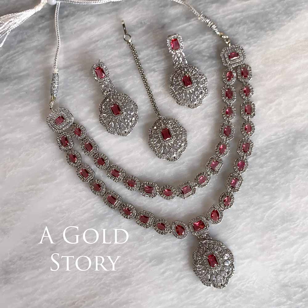 ORZAH NECKLACE SET RED