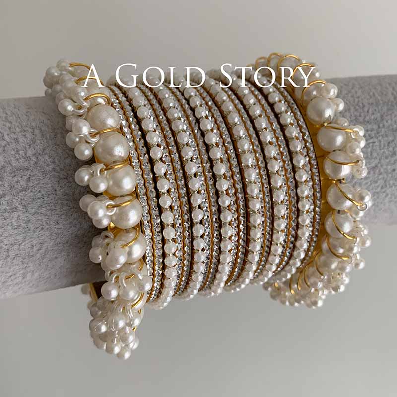 AREEJ PEARL BANGLES SET