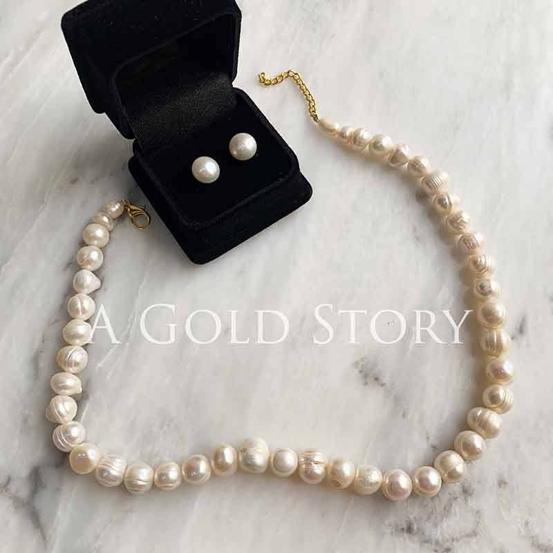 Pearls Worth Real Pearls Cost MUMTAZ REAL PEARL NECKLACE