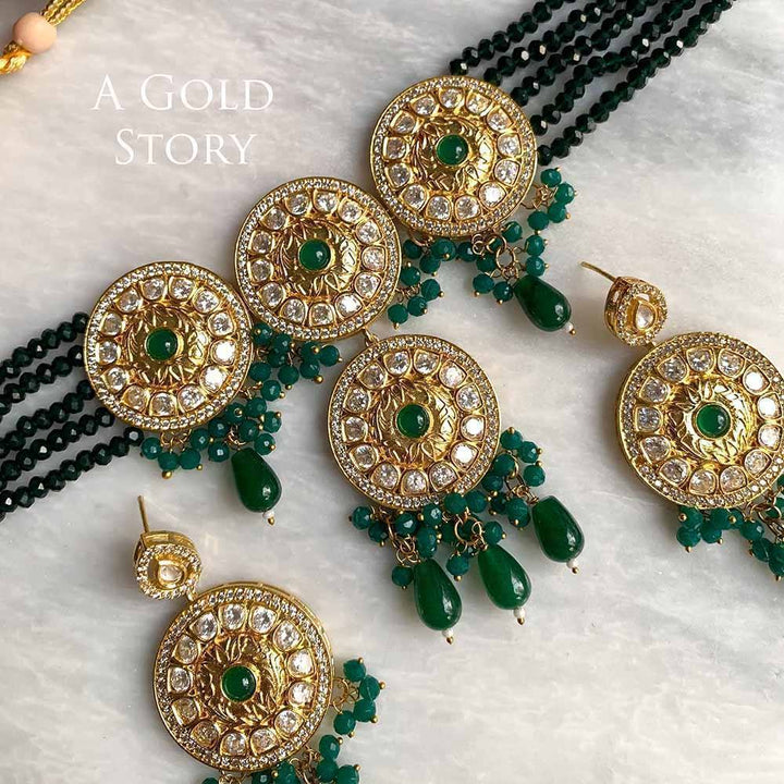 SHREYA CHOKER SET GREEN