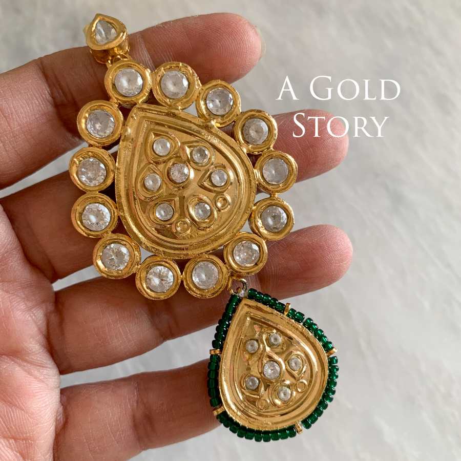 ABQURAH KUNDAN POLKI BRIDAL SET