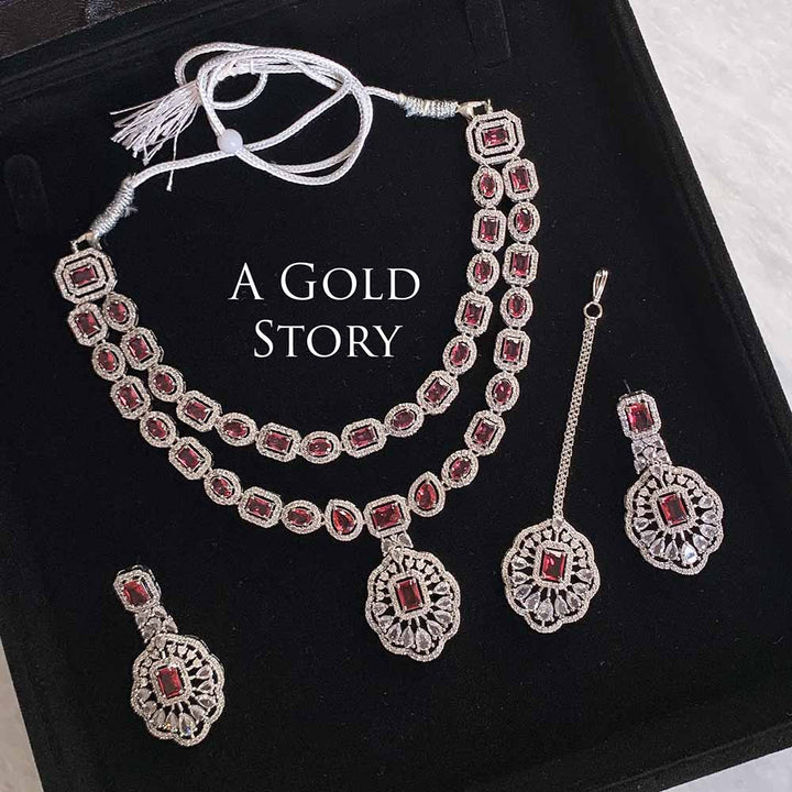 ORZAH NECKLACE SET RED