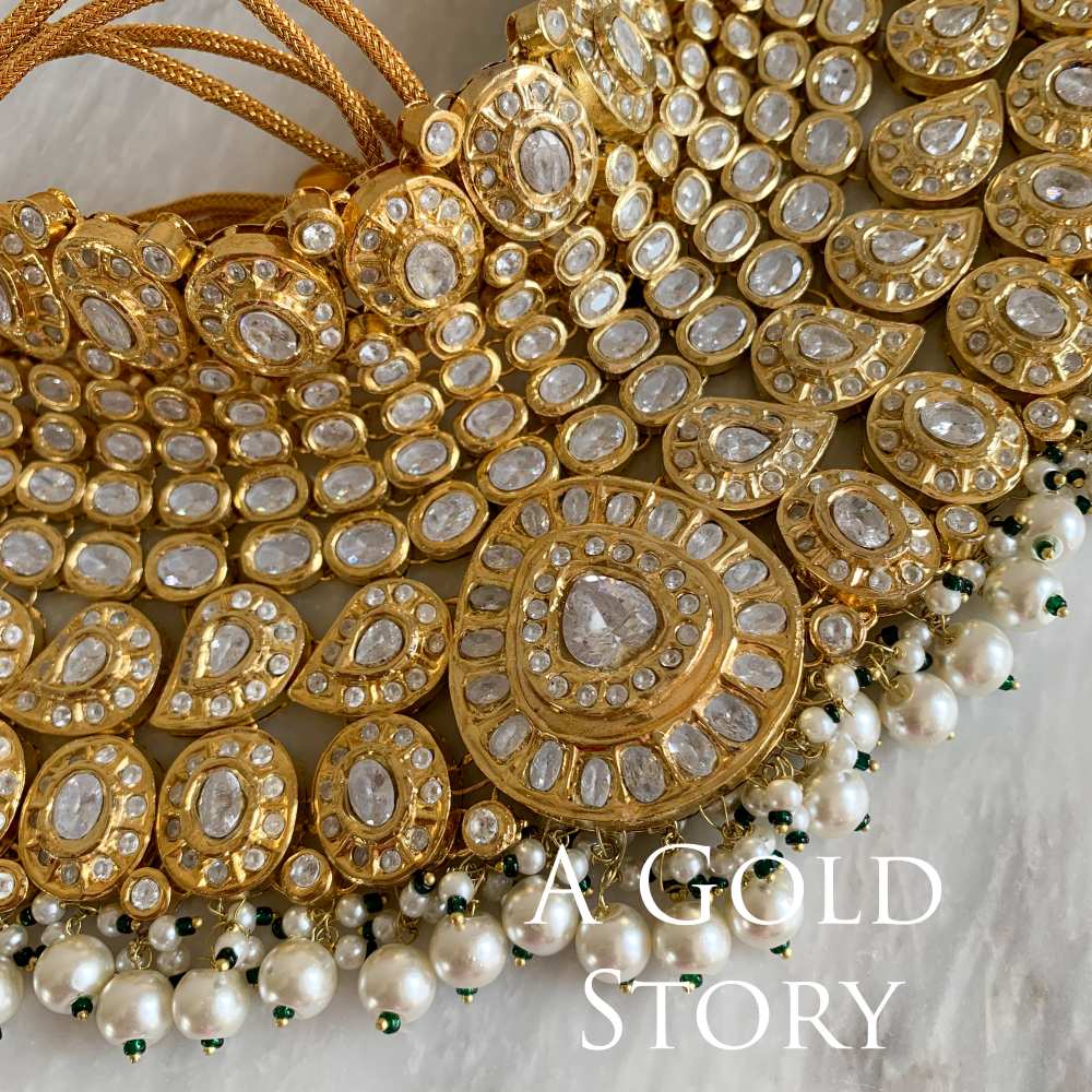 DIVIYA KUNDAN POLKI BRIDAL SET