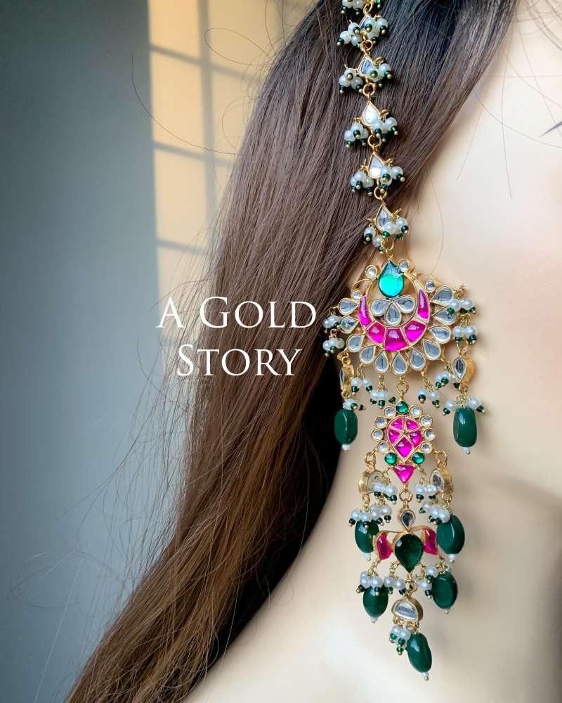 WABISA EARRINGS AND TIKKA