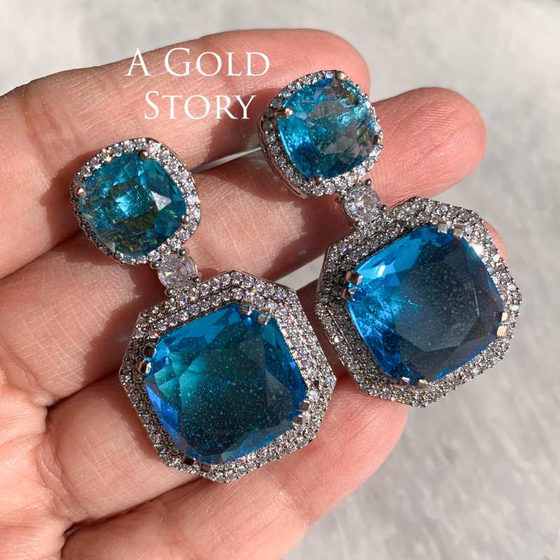 ADIMU EARRINGS OCEAN BLUE
