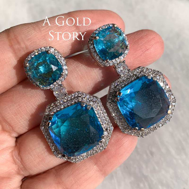 ADIMU EARRINGS OCEAN BLUE