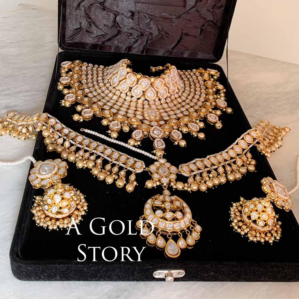 ANDALAH BRIDAL KUNDAN POLKI SET
