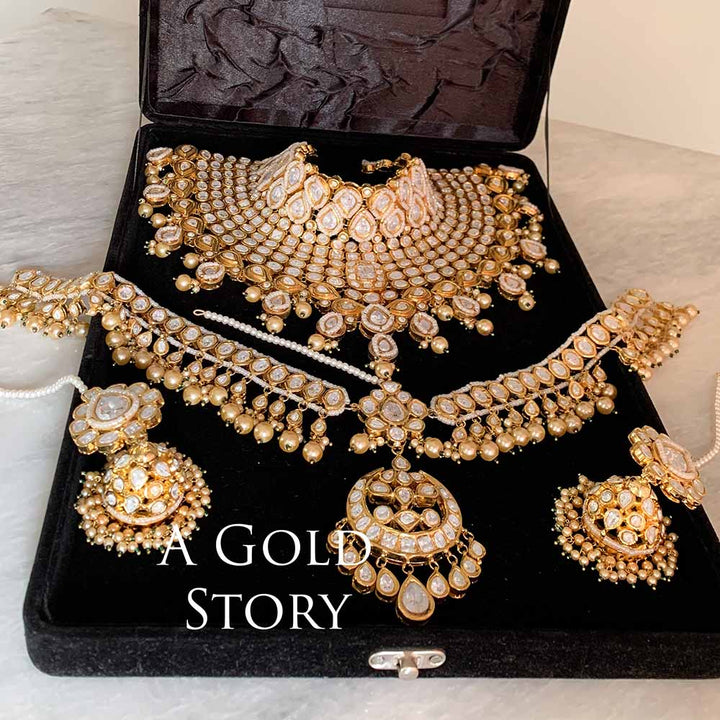 ANDALAH BRIDAL KUNDAN POLKI SET