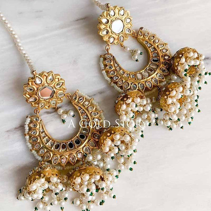 SAJJO EARRINGS AND TIKKA - A GOLD STORY