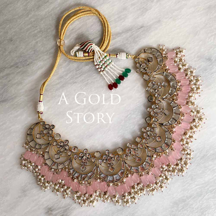 HAJRA BRIDAL KUNDAN SET PINK