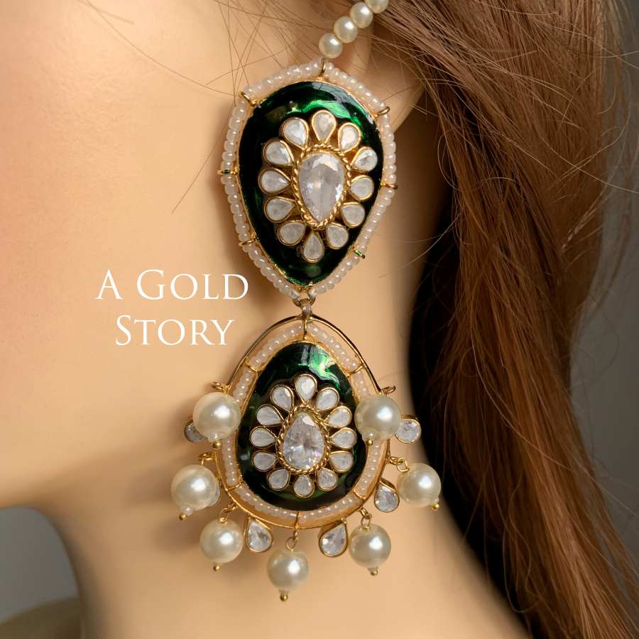 AUGUSTA KUNDAN EARRINGS