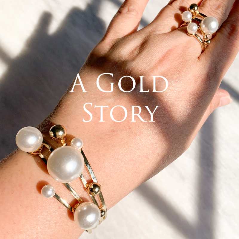 OLIVIA PEARL RING & BRACELTE SET