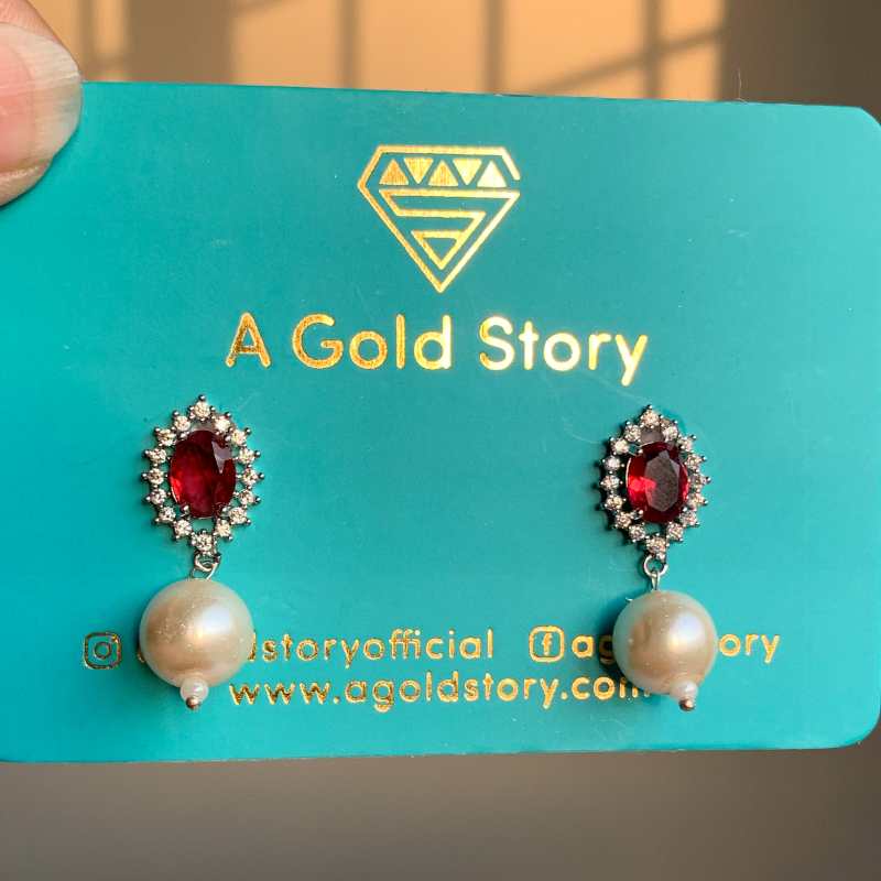 MELODY EARRINGS RED