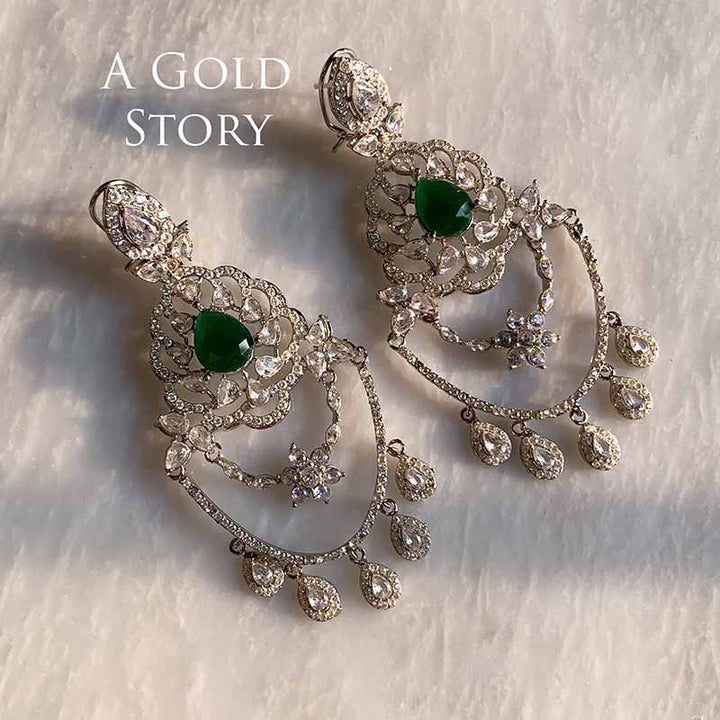 ABEER EARRINGS GREEN