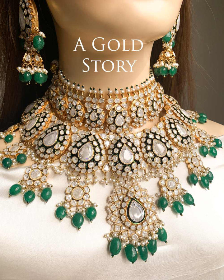 RANI JAAN KUNDAN POLKI BRIDAL SET
