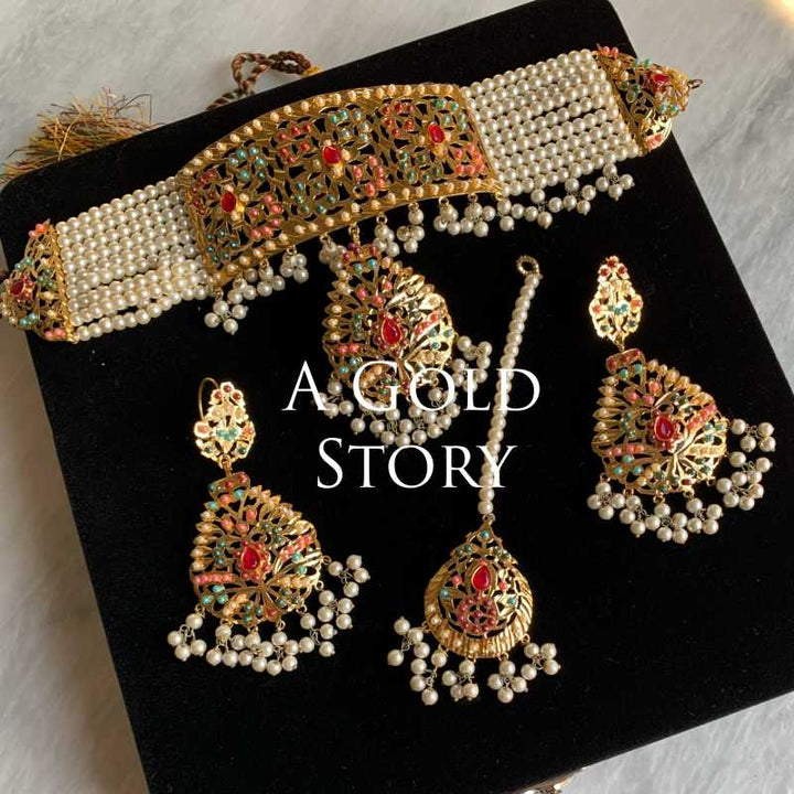 NAIFA HYDERABABDI CHOKER SET