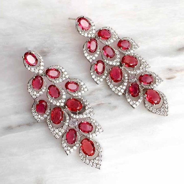 EMMA EARRINGS RED