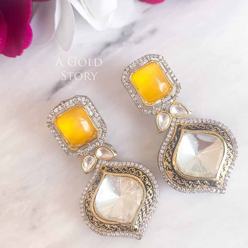 SUHANI EARRINGS CHAMPAGNE - A GOLD STORY