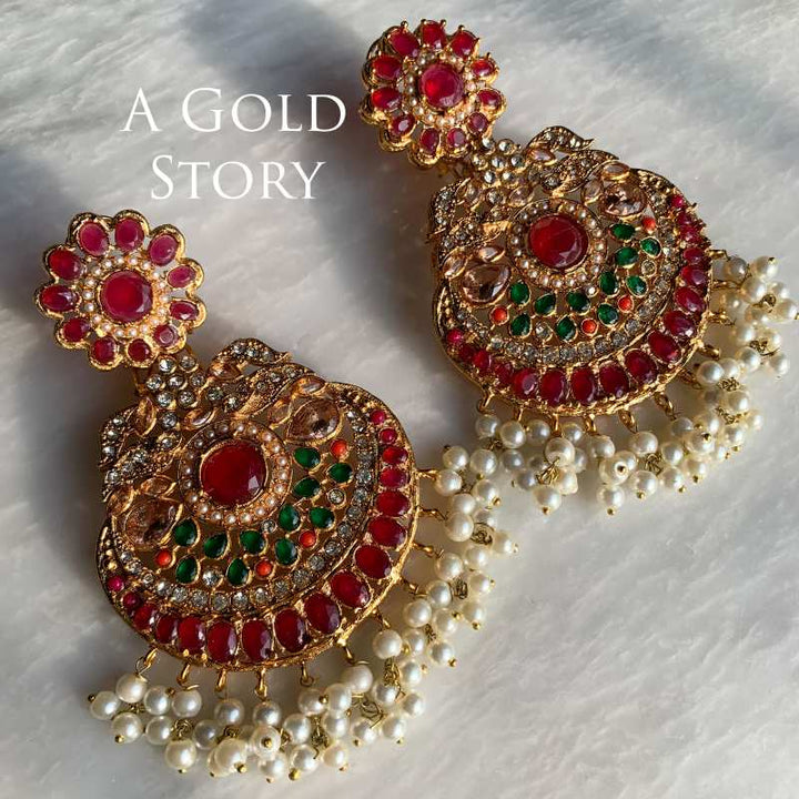 SHANZAY EARRINGS PINK