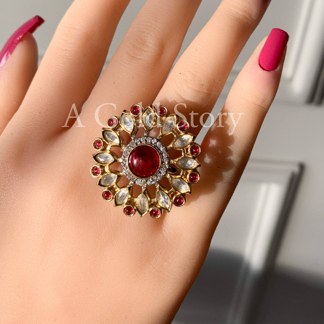 SUJATA RING RED - A GOLD STORY
